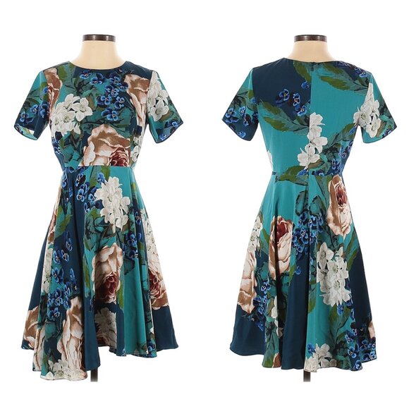 Corey Lynn Calter Paeonia Floral Dress - Anthropologie sz 2 - Picture 1 of 12
